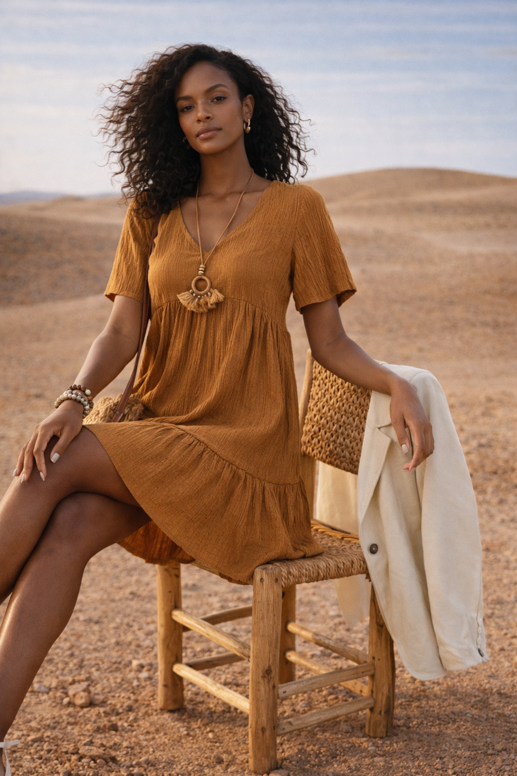 Loose Casual Short-sleeved Corset Dress